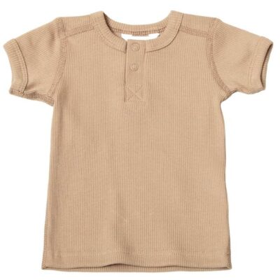 Joha T-shirt - Rib - Beige