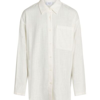 Grunt Skjorte - Latti - White