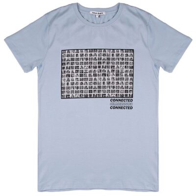 Cost:Bart T-shirt - CBRemington - Celestial Blue m. Fotoprint