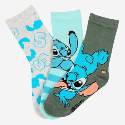 Disney Stitch Strømper 3-pak, Multifarvet, 23-26