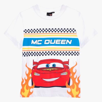Disney Cars T-shirt, Hvid, 104-110