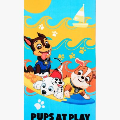 Paw Patrol Strandhåndklæde, Blå