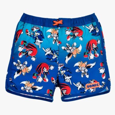 Sonic Modern Badeshorts, Blå, 110-116