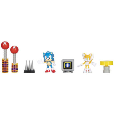 Sonic Legesæt - Diorama Set - Figure - 7 Dele
