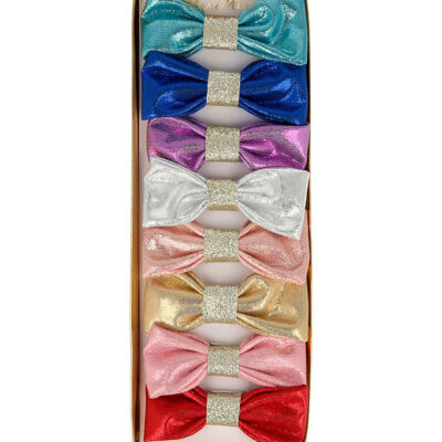 Meri Meri Hårspænder - 8-pak - 7 cm - Lurex