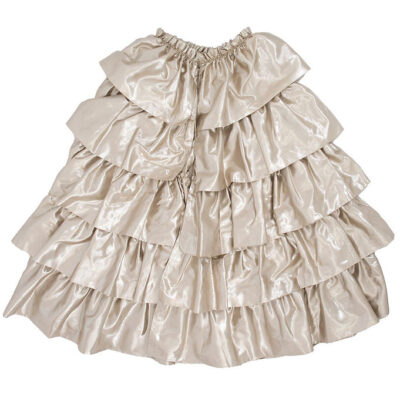 Meri Meri Udklædning - Gold Ruffle Cape