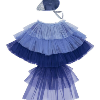 Meri Meri Udklædning - Blue Bird Cape Dress Up