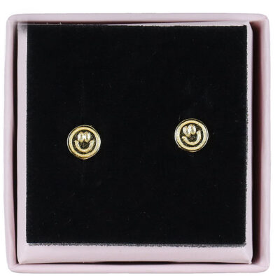 MillaVanilla Øreringe - Smiley - Guld