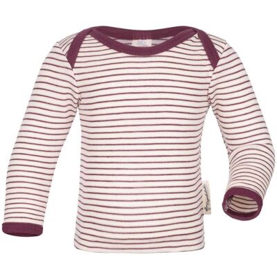 Engel Bluse - Uld/Silke - Natural/Orchid