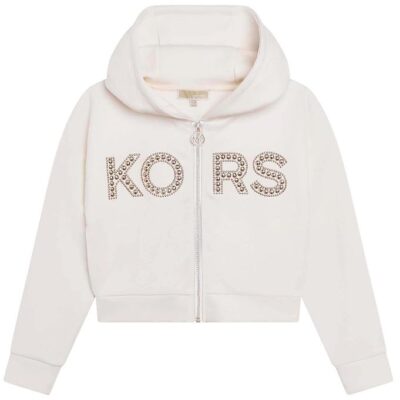 Michael Kors Cardigan - Cropped - Cream m. Nitter