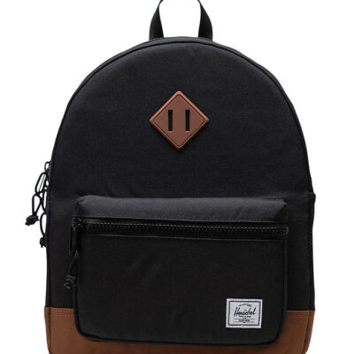 Herschel Rygsæk - Heritage Youth - EcoSystem - Sort/Saddle Brown