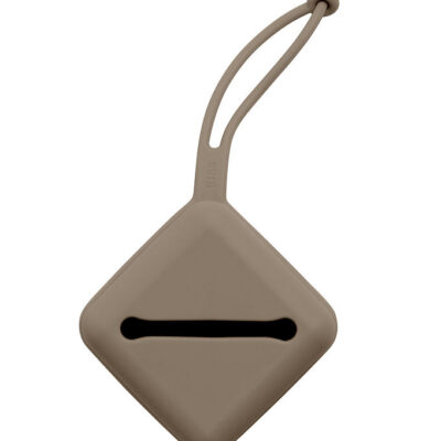 BIBS Sutteboks - Silikone - 7,5x5 cm - Dark Oak