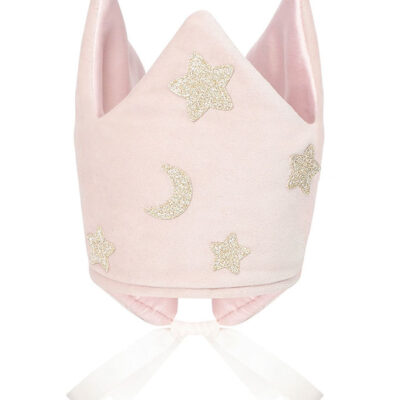 Mimi & Lula Krone - Velvet Pink Stars and Moon