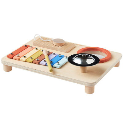 Kids Concept Musik-bord - Træ - 4 Instrumenter