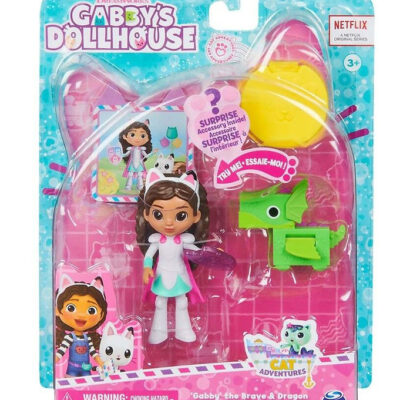 Gabby's Dollhouse Sæt - 6 Dele - Cat-tivity Pack - Knight