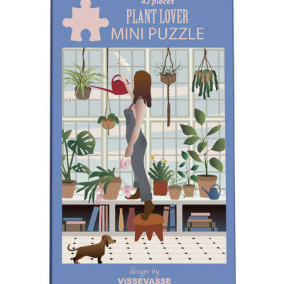 Vissevasse Puslespil - Mini - 10x13 cm - 42 Brikker - Plant Love