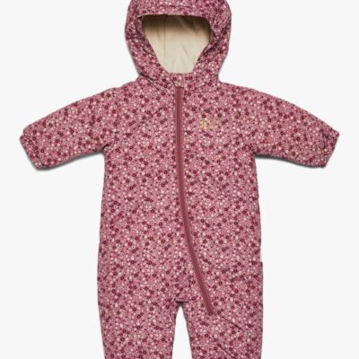 Petite Chérie Atelier Gisele Babyflyverdragt, Pink Small Flower, 86