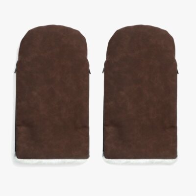 KONG.WALTHER Østerbro Faux Suede Håndvarmere, Chocolate Brown