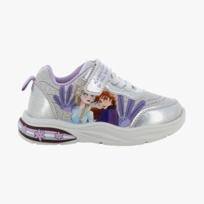 Disney Frozen Blinkende Sneakers, Silver/Lilac, 30