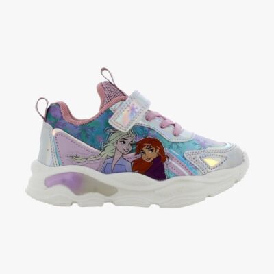 Disney Frozen Blinkende Sneakers, Silver/Lilac, 24