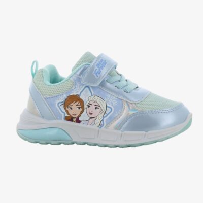 Disney Frozen Blinkende Sneakers, Blue/Silver, 25
