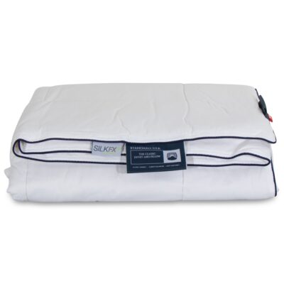 Dobbelt silkedyne helårsdyne - 100% mulberry silke - 200x220 cm - Nordic Comfort silke dyne