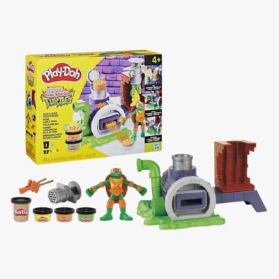 Play-Doh Teenage Mutant Ninja Turtles Modellervoks Slice & Blast Pizza Legesæt
