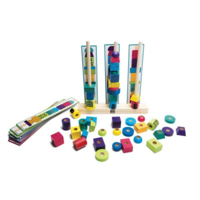 Stack Towers byggespil med 42 klodser - BS Toys - Fra 4 år.