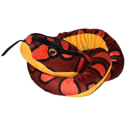 WIld Republic Bamse - 137 cm - Rainbow Boa Slange