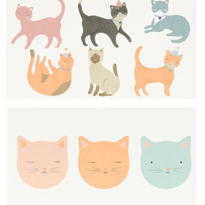 Meri Meri Tatoveringer - Cats