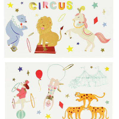 Meri Meri Tatoveringer - Circus