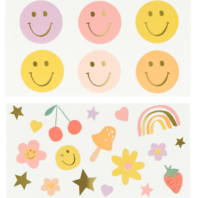 Meri Meri Tatoveringer - Happy Faces