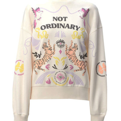 Lala Berlin Sweatshirt - Izoni - Not Ordinary Egret