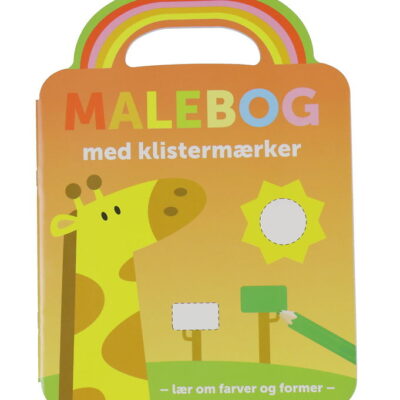 Forlaget Bolden Malebog m. Klistermærker - Giraf