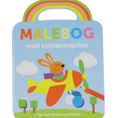 Forlaget Bolden Malebog m. Klistermærker - Flyver