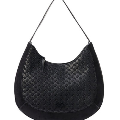Lala Berlin Skuldertaske - Moni - Heritage Embroidery Black