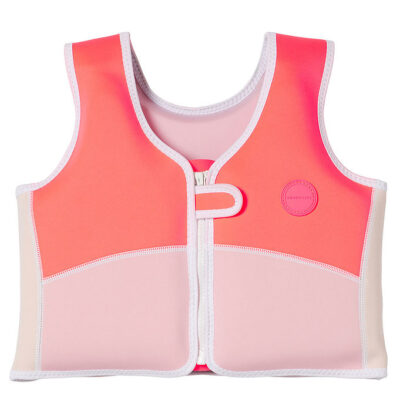 SunnyLife Svømmevest - Melody the Mermaid - 3-6 År - Neon Straw
