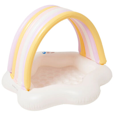 SunnyLife Badebassin m. Skygge - 120x90 cm - Princess Swan Mult