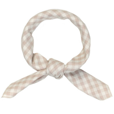 Lalaby Tørklæde - Eddie - Beige Gingham