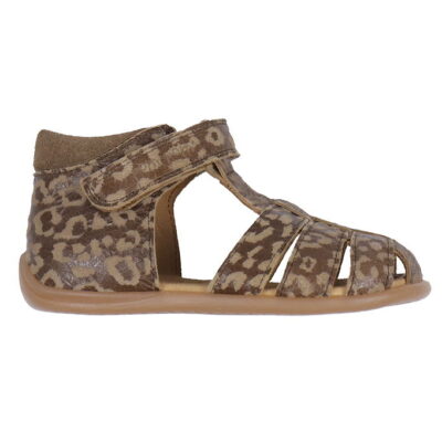 Pom Pom Sandaler - Classic Velcro - Latte Leo