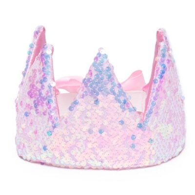 Prinsessekrone - Lyserød/sølv - Fra 3 år.