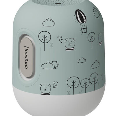 Kreafunk Højtaler m. Lampe - Bluetooth - Glowie - 12,5x15,8 cm -