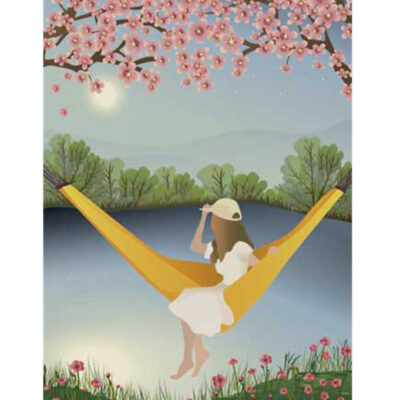 Vissevasse Plakat - 30x40 cm - The Yellow Hammock