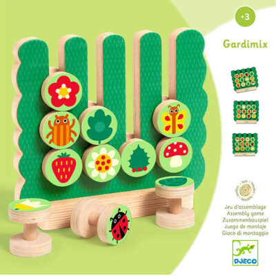 Djeco Puslespil - Træ - 20 stk. - Gardimix