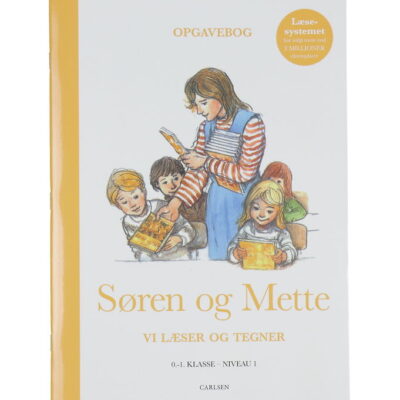 Forlaget Carlsen Opgavebog - Søren og Mette Vi Læser og Tegner -