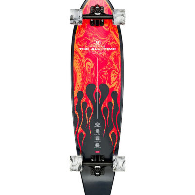 Globe Skateboard - 35'' - The All-Time - Red Flames