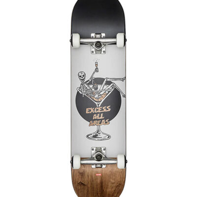 Globe Skateboard - 8'' - G1 Excess - Hvid/Brun