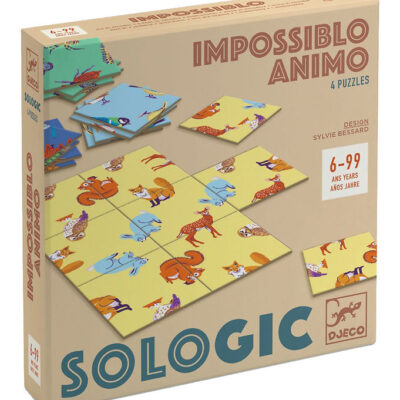 Djeco Puslespil - 9x4 Brikker - Animo