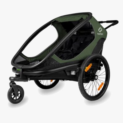 Hamax Outback Cykelanhænger, Green/Black