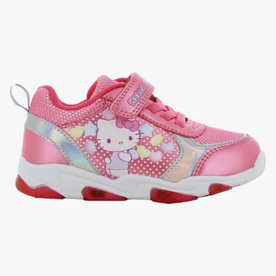 Hello Kitty Blinkende Sneakers, Fuchsia/Silver, 27
